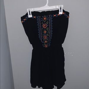 Tube top romper